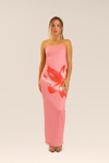 BLOSSOM BANDEAU MAXI | CORAL