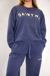 SWEATSHIRT & JOGGER SET| NAVY