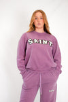 SWEATSHIRT & JOGGER SET | PURPLE