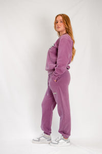 SWEATSHIRT & JOGGER SET | PURPLE