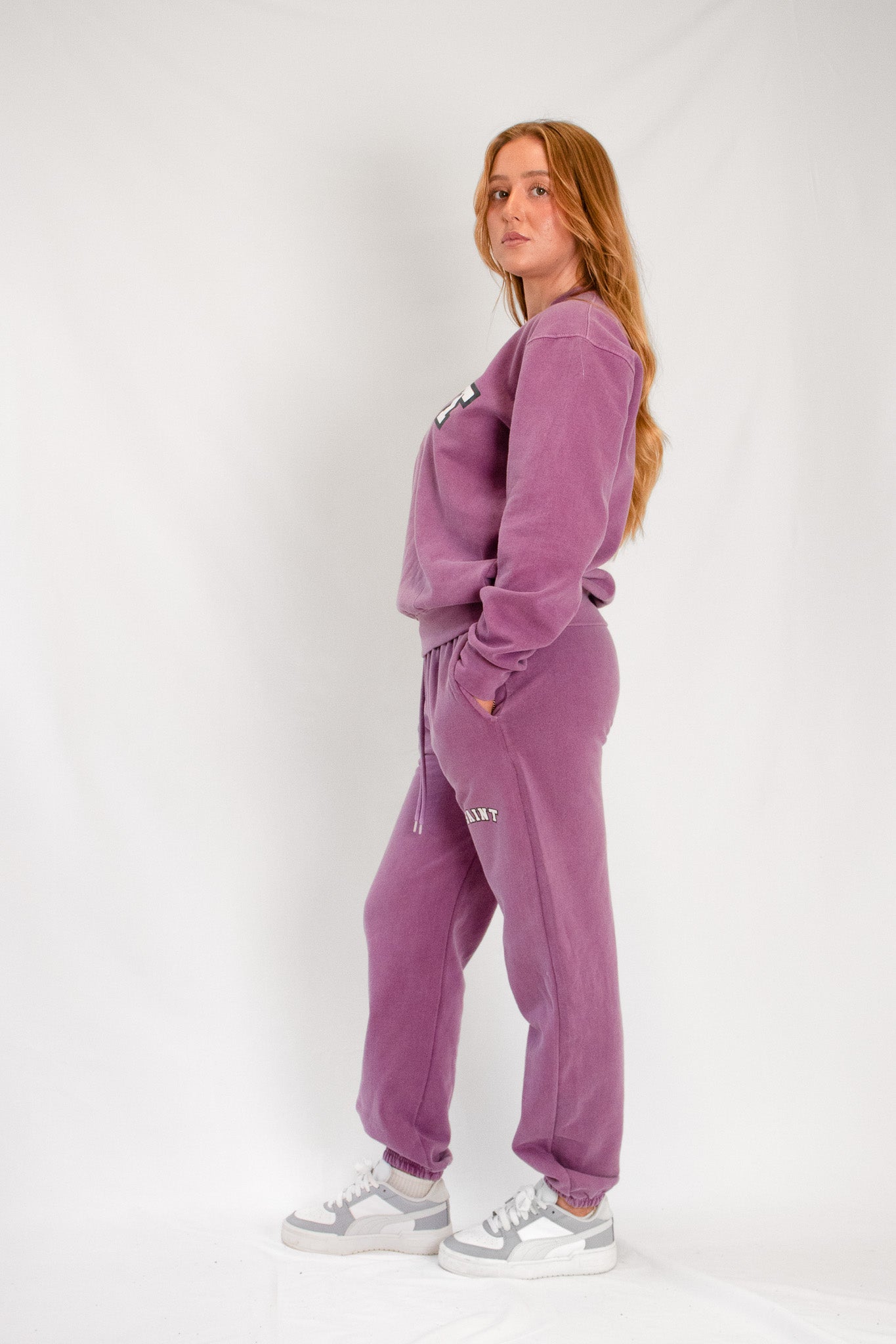 SWEATSHIRT & JOGGER SET | PURPLE