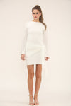 TIE FRONT MINI | IVORY