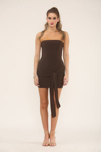 BANDEAU TIE MINI | CHOCOLATE