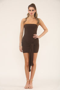 BANDEAU TIE MINI | CHOCOLATE