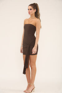 BANDEAU TIE MINI | CHOCOLATE