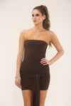 BANDEAU TIE MINI | CHOCOLATE