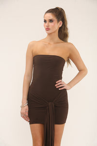 BANDEAU TIE MINI | CHOCOLATE