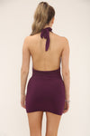 COWL NECK MINI | PURPLE