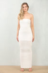 ONION SKIN BANDEAU MAXI | IVORY