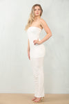 ONION SKIN BANDEAU MAXI | IVORY