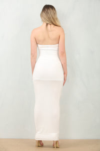 ONION SKIN BANDEAU MAXI | IVORY