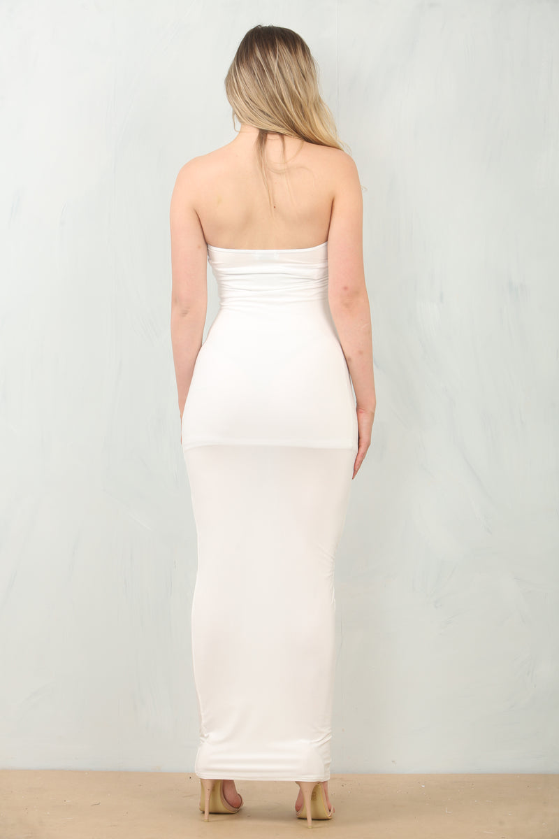 ONION SKIN BANDEAU MAXI | IVORY