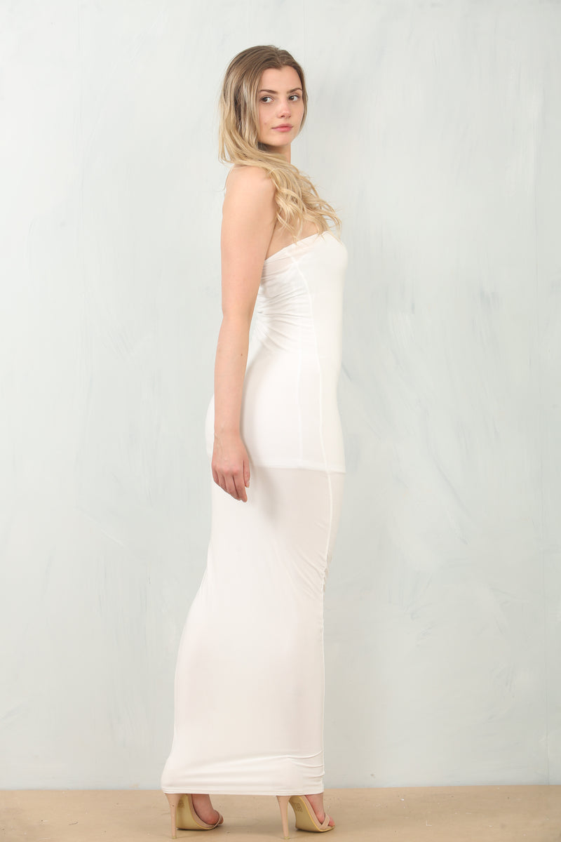 ONION SKIN BANDEAU MAXI | IVORY
