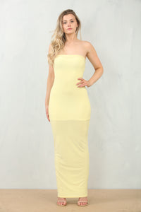 ONION SKIN BANDEAU MAXI | BUTTER YELLOW