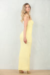 ONION SKIN BANDEAU MAXI | BUTTER YELLOW
