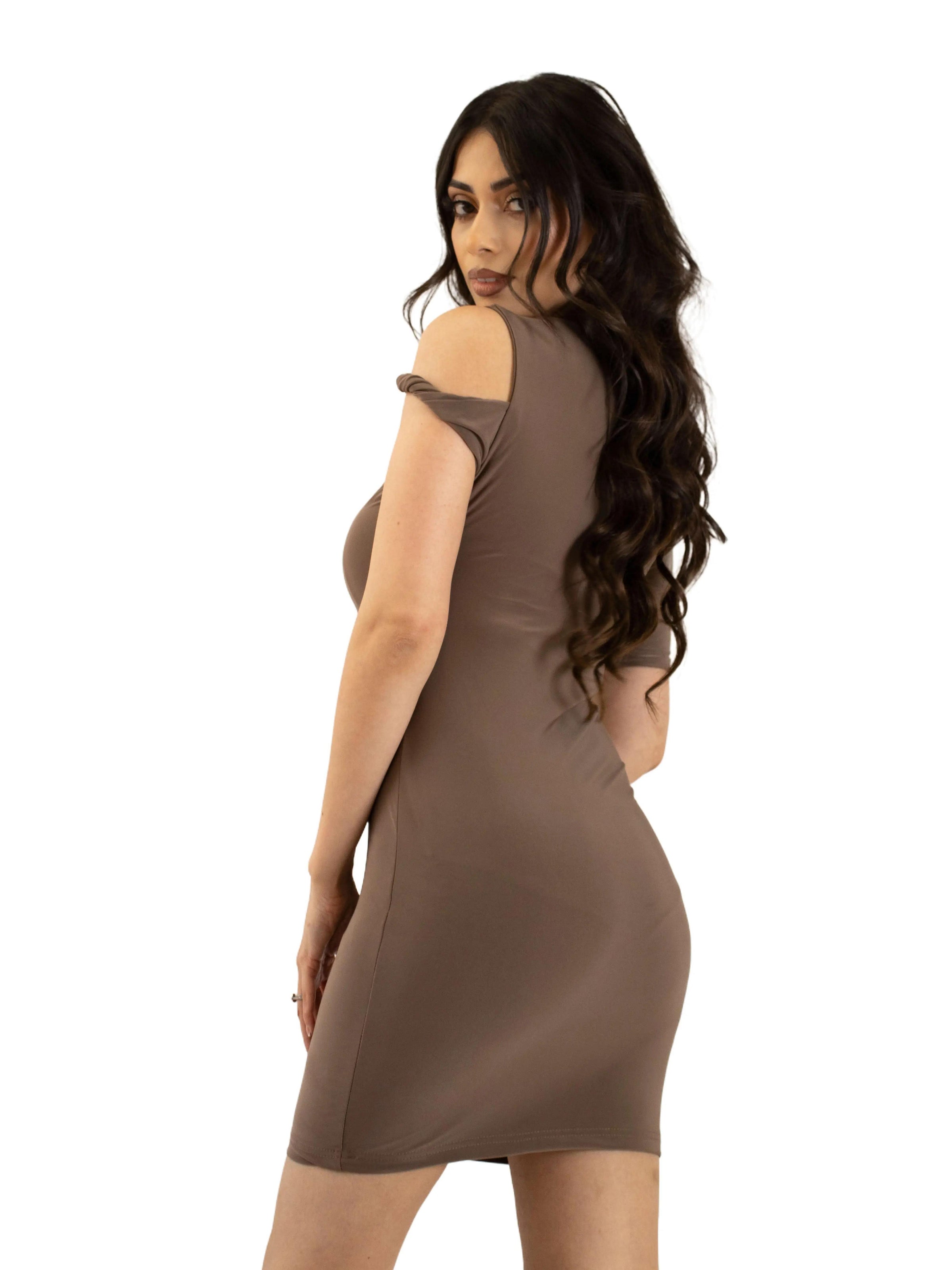 TWIST SHOULDER MINI | MOCHA