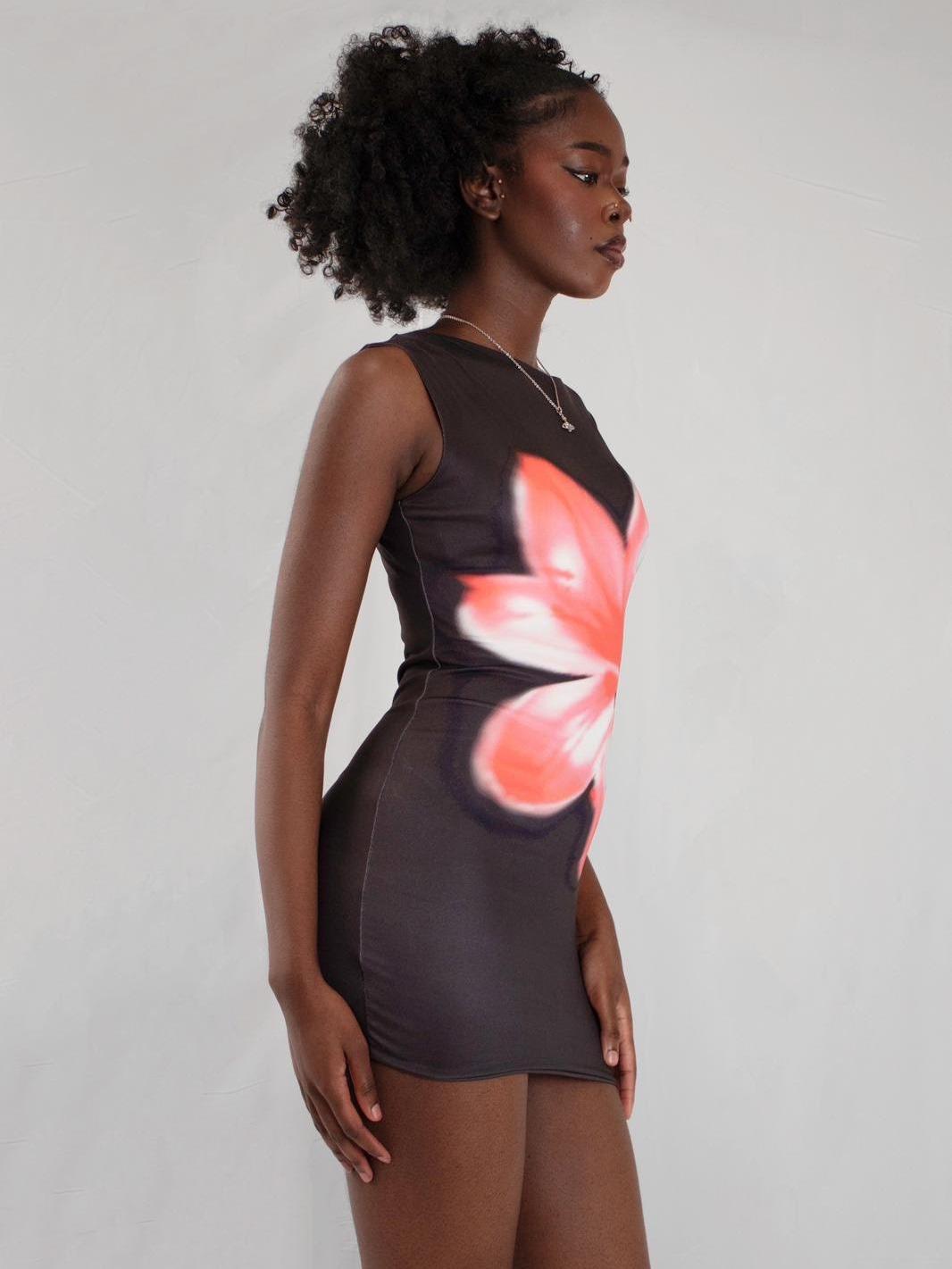 BLOSSOM BOAT NECK MINI | MIDNIGHT